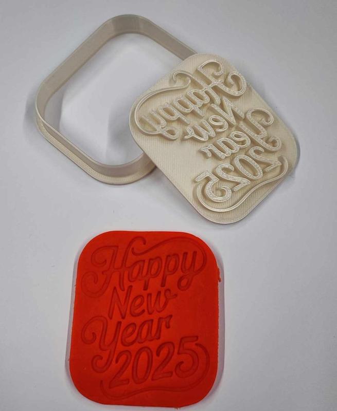 Happy new year 2025 Stamp & Cutter