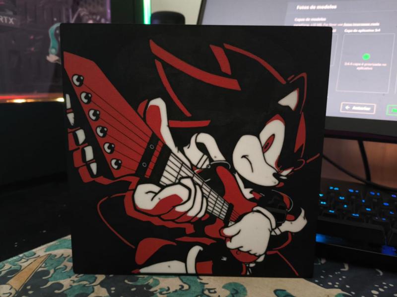 Lightbox Shadow the hedgehog