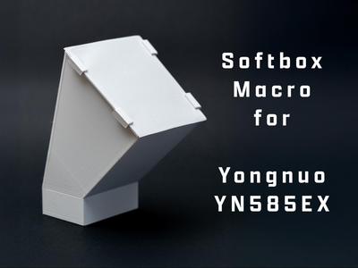 Softbox macro for Yongnuo YN585EX
