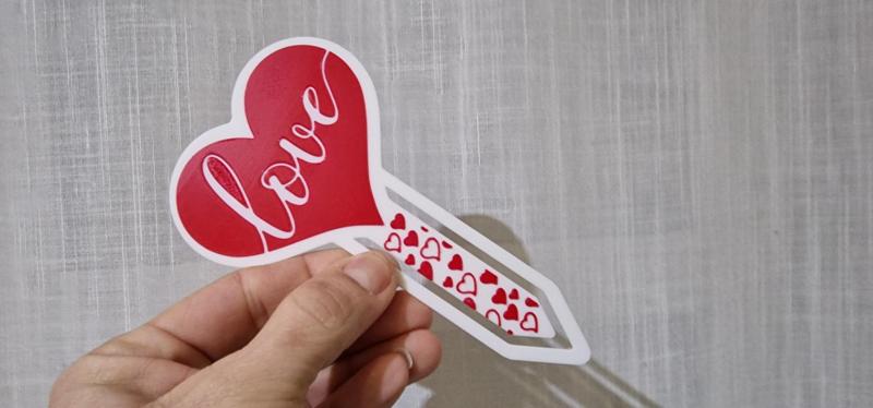 LOVE bookmark Marcador libros Amor