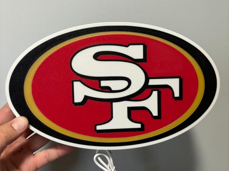 San Francisco 49ers Logo Light Box
