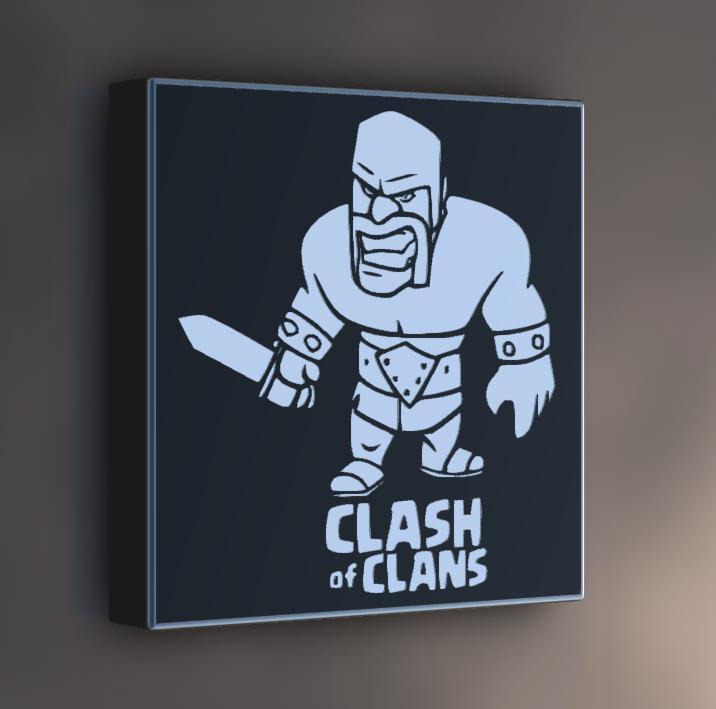 Clash of Clans" lamp