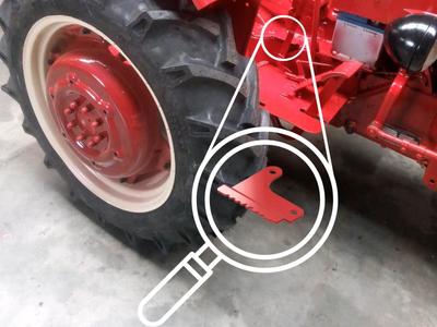 IHC DED 3 Detent Plate for Hand Throttle Lever 