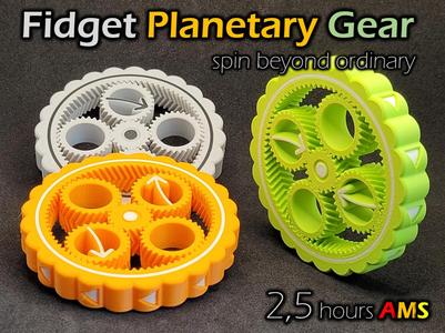 Fidget Planetary Gear - spin beyond ordinary