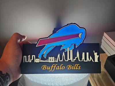 NFL Lightbox Buffalo Bills with skyline display!