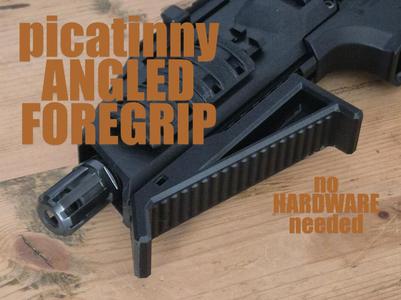 Angled foregrip Picatinny *NO HARDWARE NEEDED*