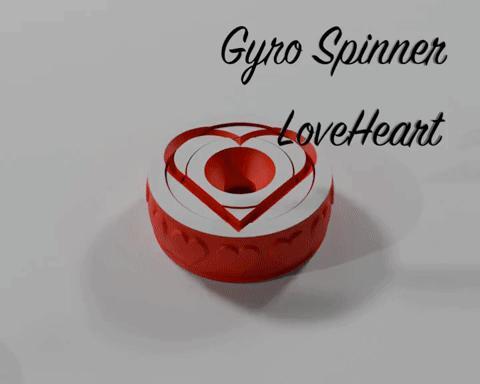 Gyro Spinner Loveheart V2