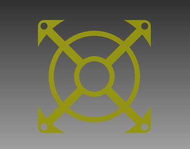 Cover grid Fan 70 mm