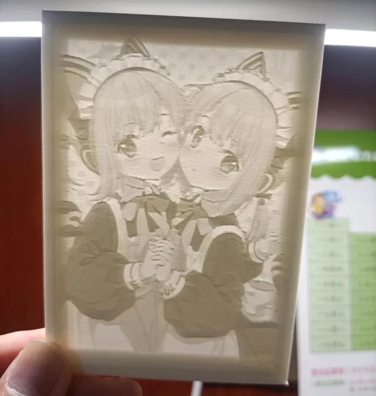 Azur Lane/Blue Archive Akari and Ao Sisters Lithophane