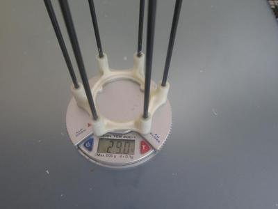 Carbon fibre test space frame