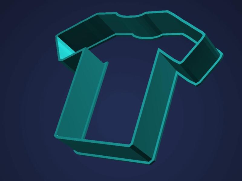 Shirt cookie cutter 