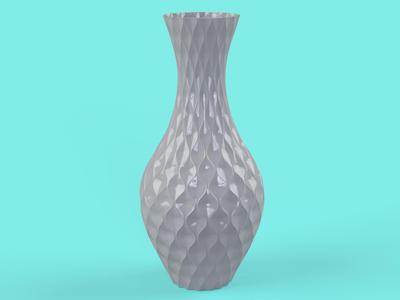 Vase Wavy Pattern