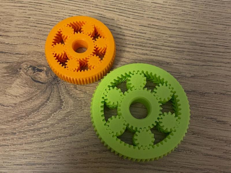 Double Helical Fidget Spinner - 2 Sizes