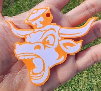 Texas Longhorn Keychain