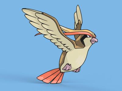 Pidgeot Wall Art