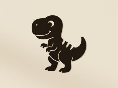 Kids T-Rex Dino Wall Art Print