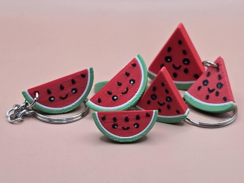 Watermelon - Kawaii - Mini - Keychain