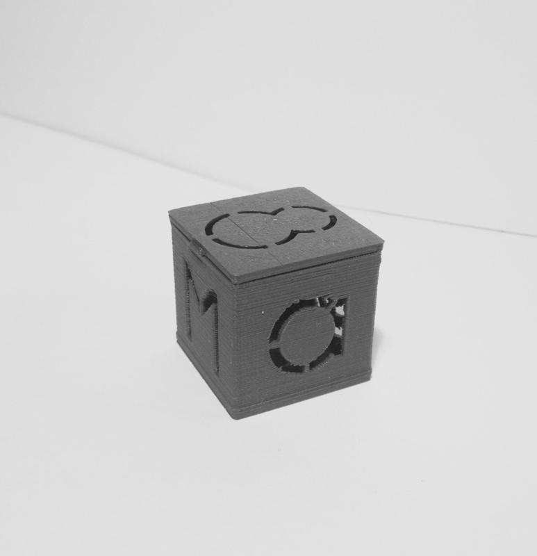 Calibration cube gift