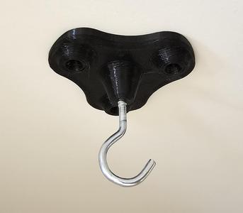 Mounting Base for Hook – Adhesive or Screw Installation