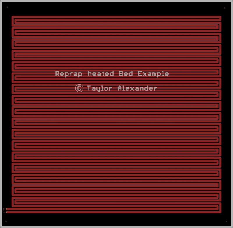 Reprap heated bed generator