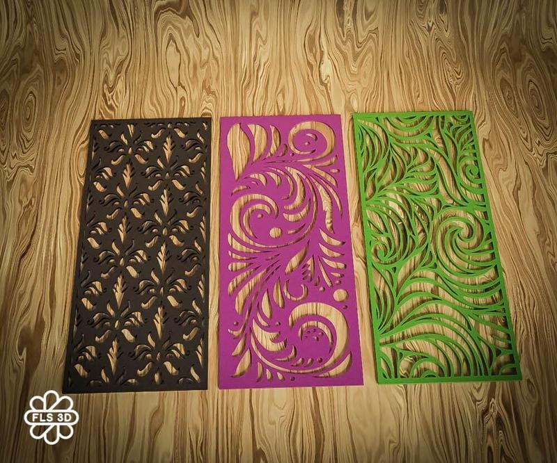 Elegant Ornamental Bookmarks - Set of 3