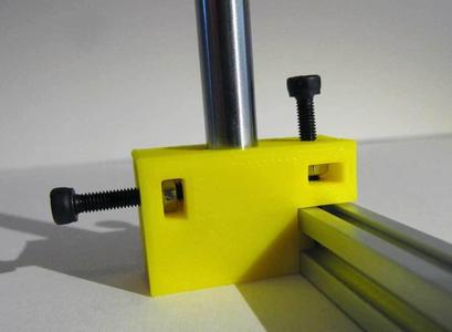 Customizable Optical Rail Mount for Makerbeam 1010