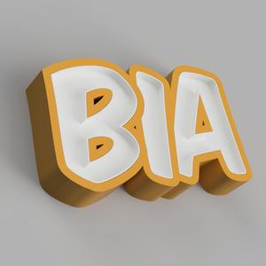 NAMELED BIA - LED LAMP WITH NAME