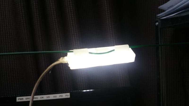 12v Hammock light - Transparent filament. (untested)