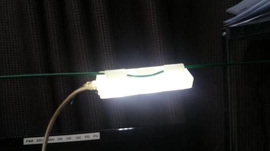 12v Hammock light - Transparent filament. (untested)