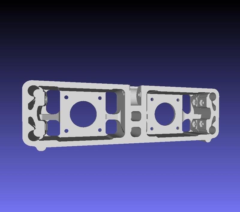 Remix face arrière pour double moteurs d'extrusions 