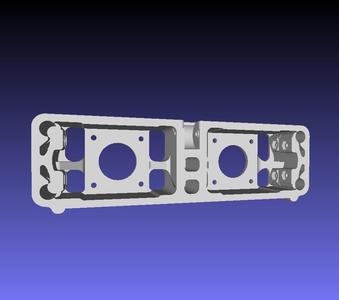 Remix face arrière pour double moteurs d'extrusions 