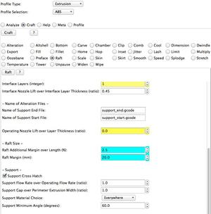 Makerbot Replicator Custom Slicing Profile 2