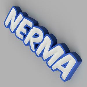 NAMELED NERMA - LED LAMP WITH NAME