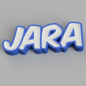 NAMELED JARA - LED LAMP WITH NAME