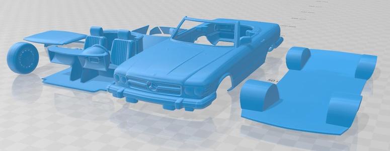 Mercedes Benz SL Class (R107) (US) 1974 Printable Car