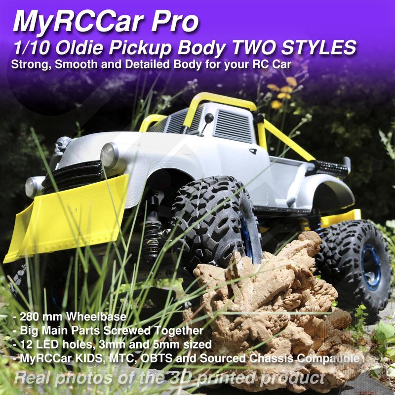 MyRCCar 1/10 Oldie Pickup Two Styles RC car body