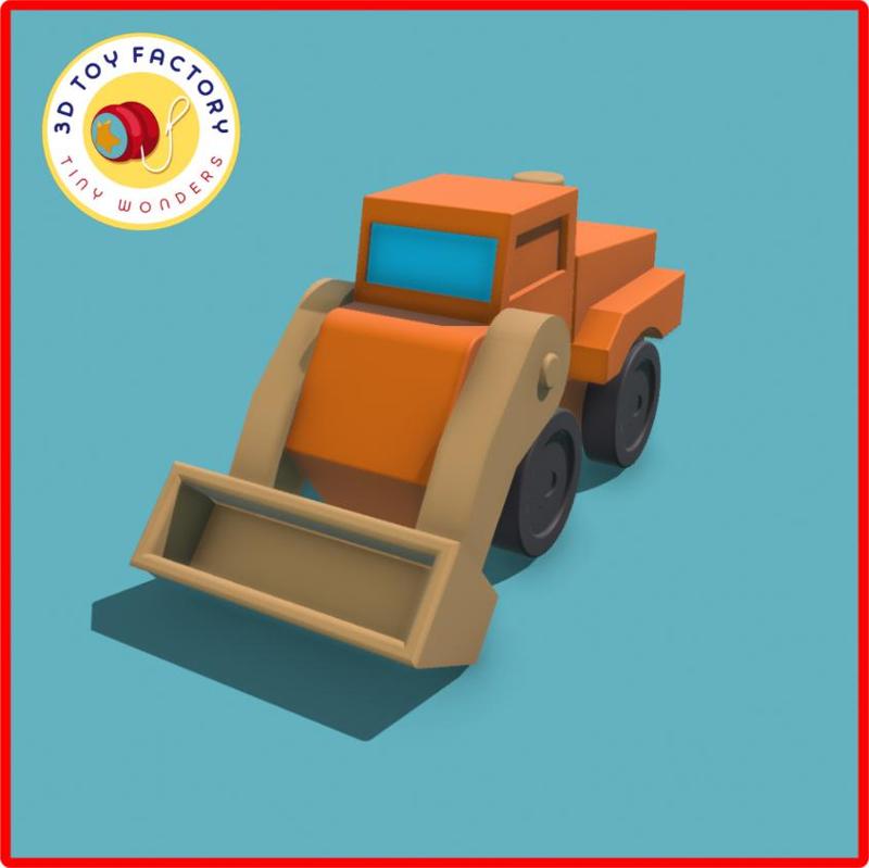 Low Poly Toy Digger