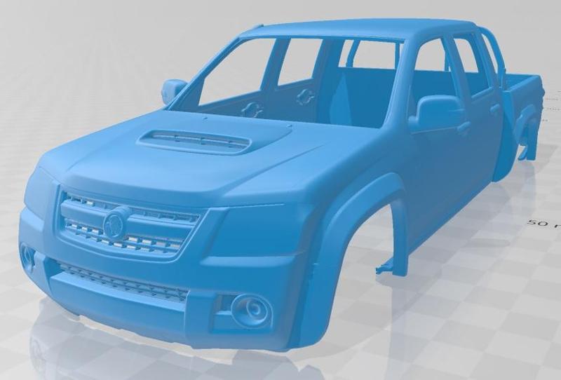 Holden Colorado CrewCab LX 2008 Printable Body Car