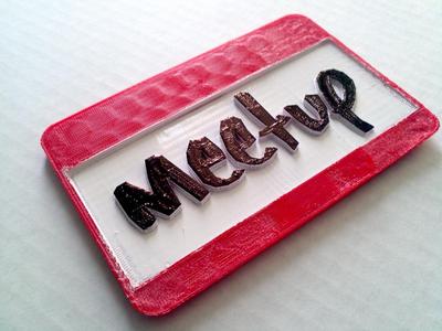 MEETUP sign