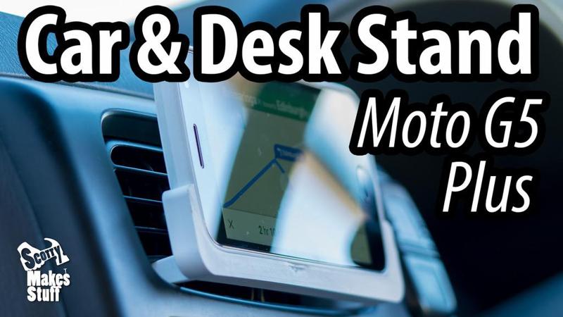 Car and Desk Stand for Moto G5 Plus (Landscape)