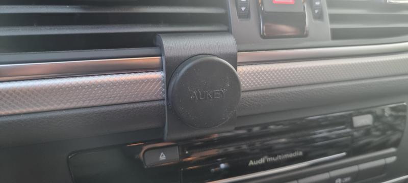 Audi A6, S6, RS6 cell phone holder for Aukey (38mm) cell phone magnet