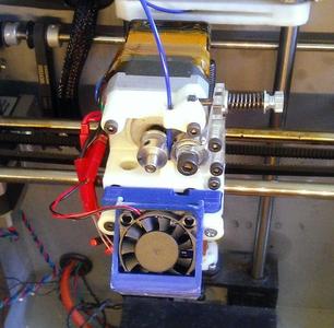 Solidoodle Fan Mount and Duct for mk3 extruder
