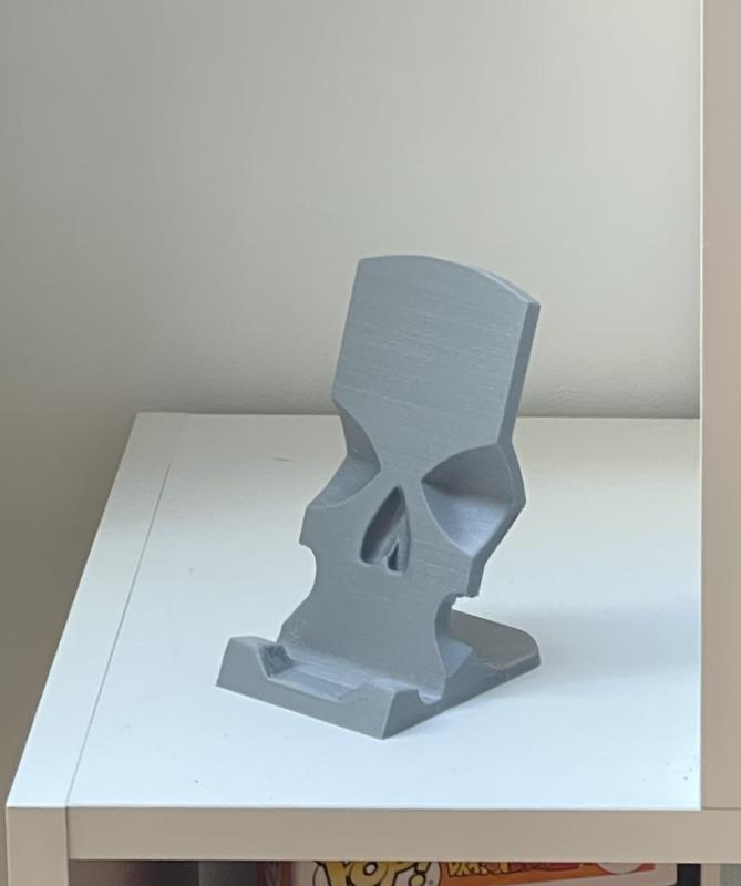 Skull phone holder