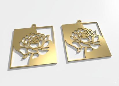 Elegant Floral Pendant Design