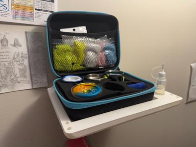 Yoyo case and lube holder