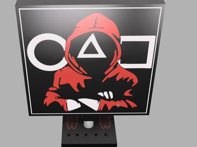 Squid Game box with knucklebone game included