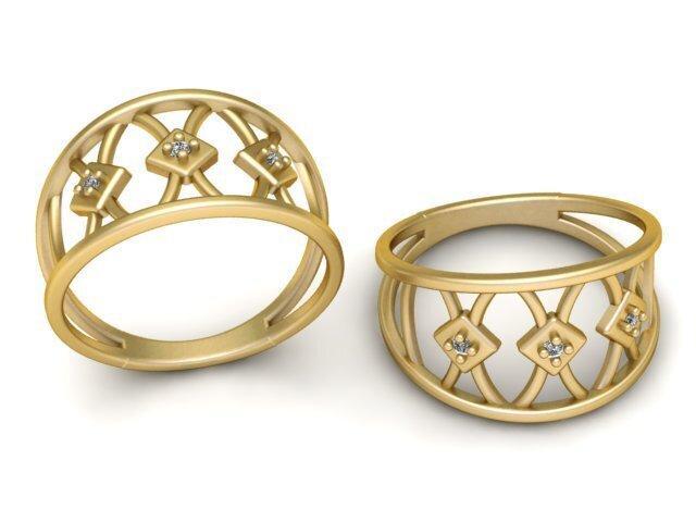 Stainless Steel ring PANDANT 3D PRINTABLE MODAL