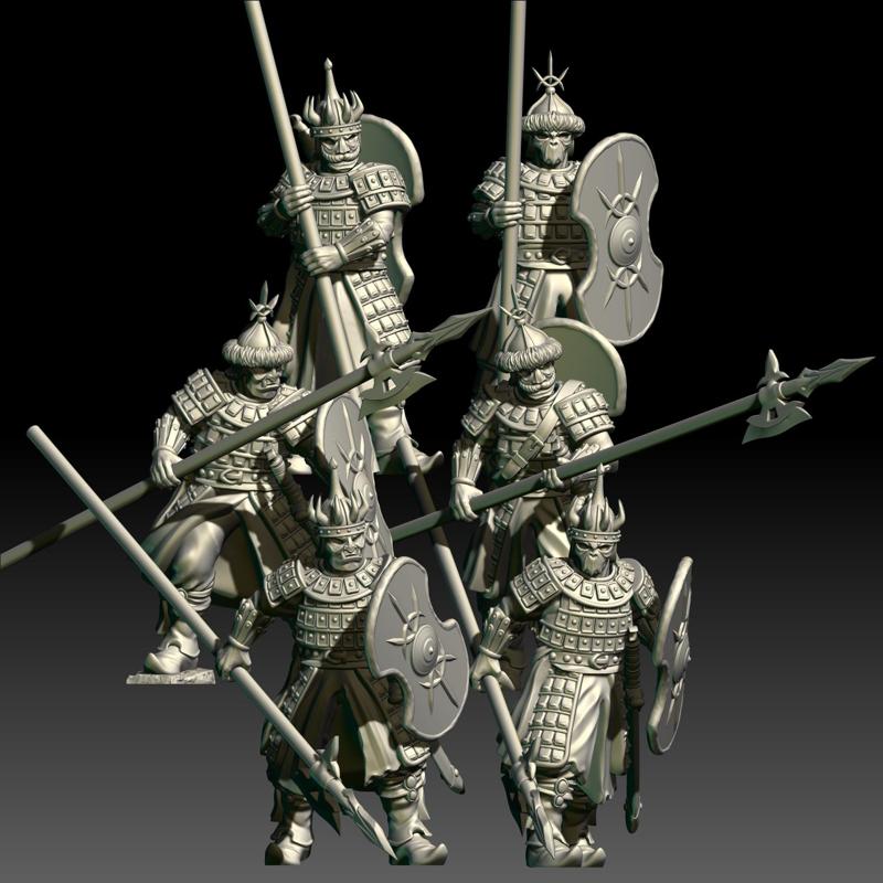 July 2025 Pack - Eastern Warriors with Spears