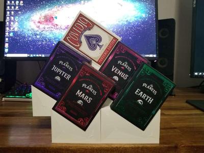 Diagonal Playing Card Stand