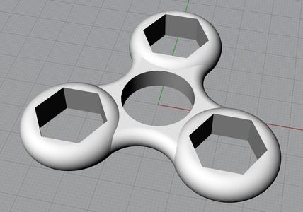 Tiny M12 nut spinner